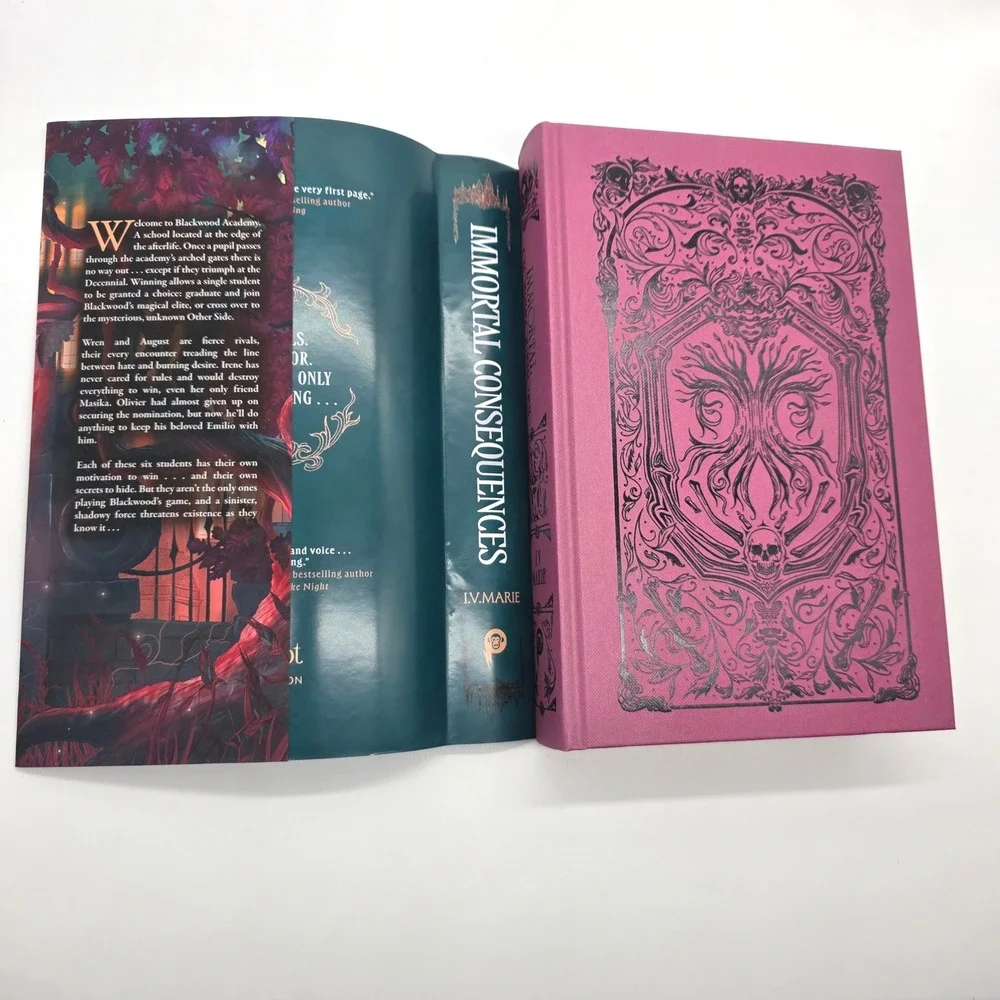 Immortal Consequences‎ FairyLoot Exclusive Book IV Marie Hardcover + Overlays